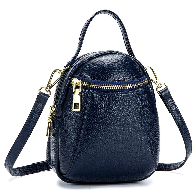 

Women Cell Phone Purse Mobile Shoulder Bag 2022 New Fashion Genuine Leather Mobile Phone Bag Luxury Handbag Small Crossbody Bags