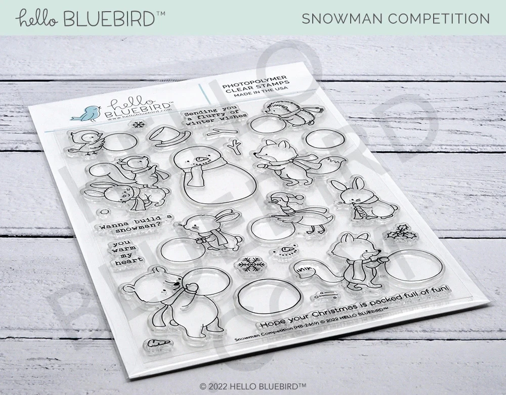 Вырубные штампы и со снеговиком для самостоятельного скрапбукинга альбома