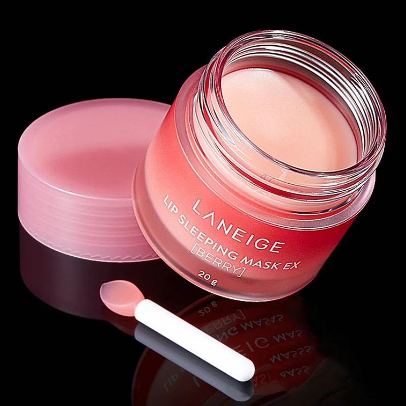 

1pcs Berry Lip Blam Korea 3g Sleep Mask Night Care Hydrated Maintenance Laneige Pink Lips Whitening Cream Nourish Moisturizer