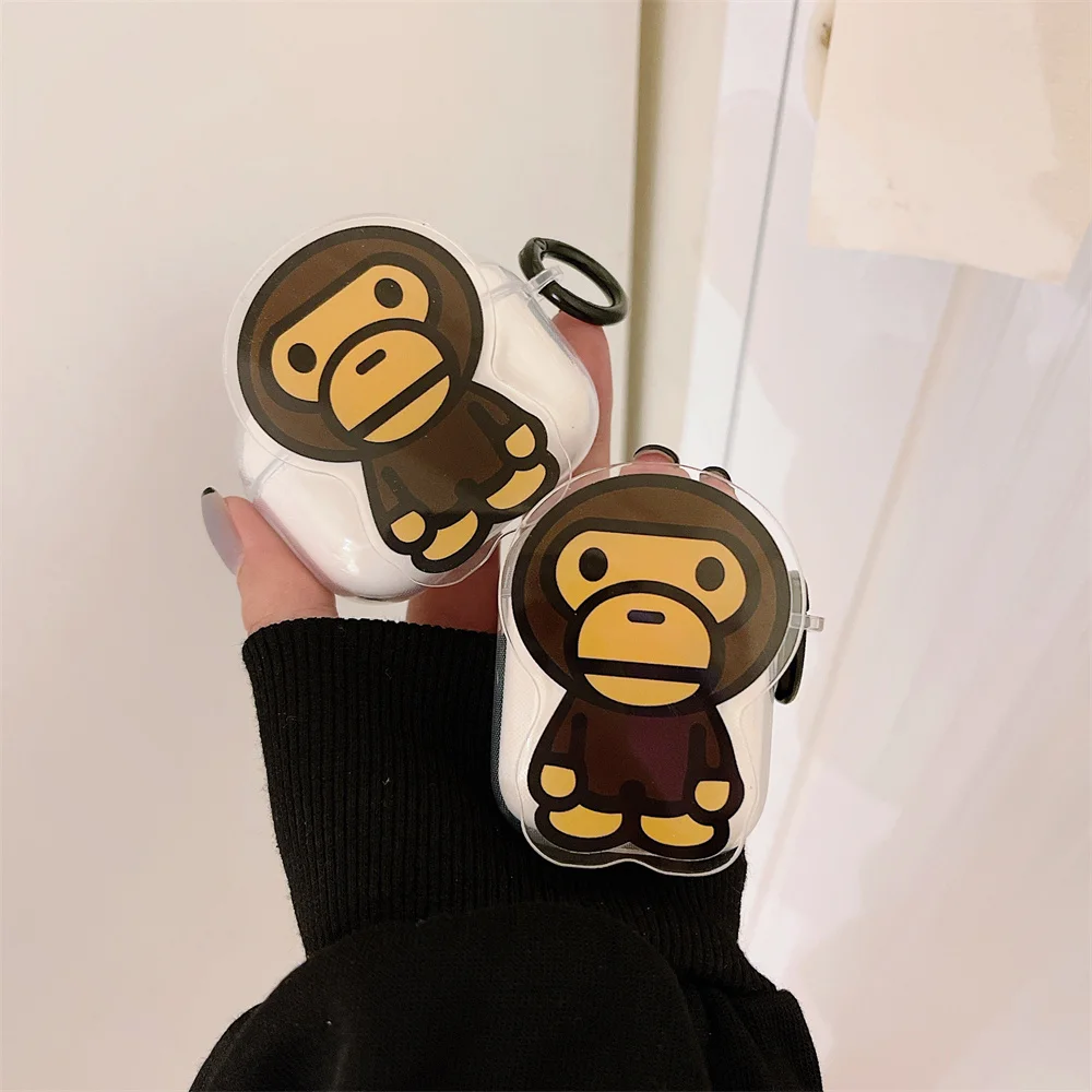 Мягкий чехол 2022 из ТПУ для Airpods 1 2 3 Pro беспроводные Bluetooth наушники с пряжкой