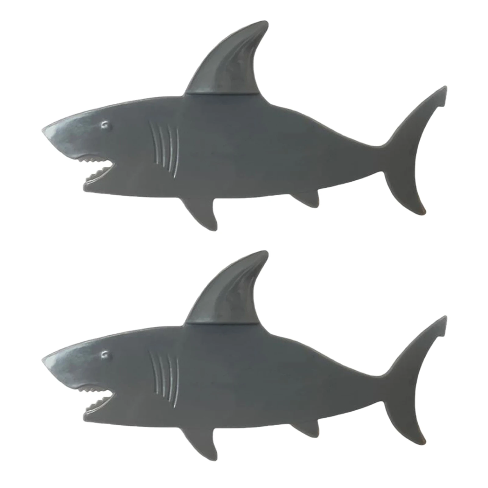 

2pcs Kids For Students Shark Shaped Reading Bookmark Office Portable Easy Use Gift Stationery 3D Stereo Adult Funny Durable
