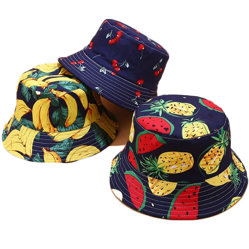 

2020 solid Double sided Double Side Bucket Hat hip hop white Fisherman Hat outdoor travel hat Sun Cap Hats for Men and Women