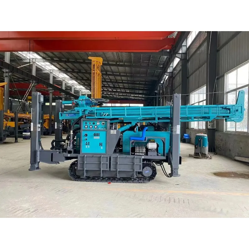 Портативный гусеничная цепь буровая установка для бурения водяных скважин