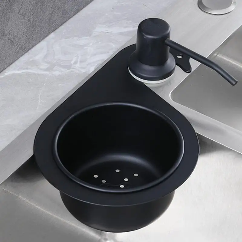 Угловой фильтр для раковины Лебедь корзина подвесной из нержавеющей стали