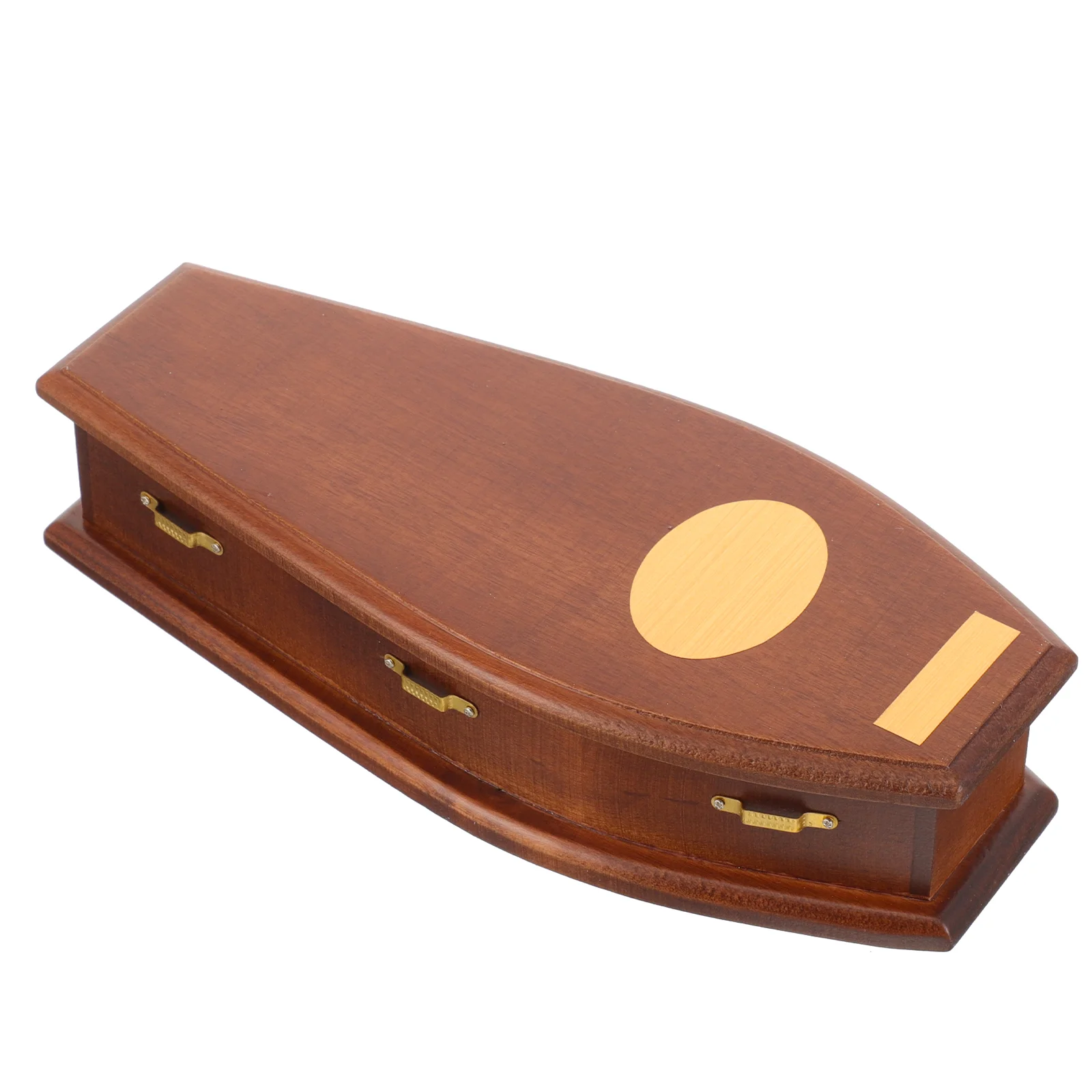 

Miniature House Ornament Coffin Model Halloween Themed Coffin Craft Mini House Decor Mini Furniture Model Holiday Decor Box