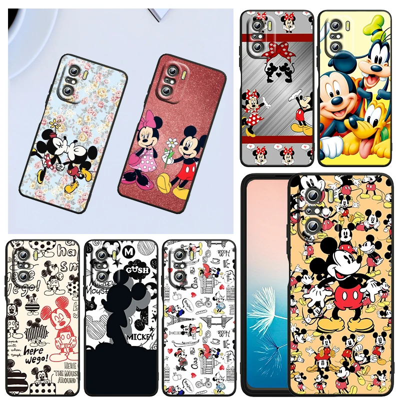 

Disney Mickey Mouse Pattern For Xiaomi Redmi K40 Gaming K30 9i 9T 9A 9C 9 8A 8 GO S2 6 6A 5A 5 Pro Prime Black Capa Phone Case