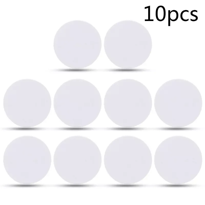 

10pcs 25mm Waterproof Coin Shape Cards Rewritable Blank White NFC 215 Cards For Outdoor Smart Advertising Applications