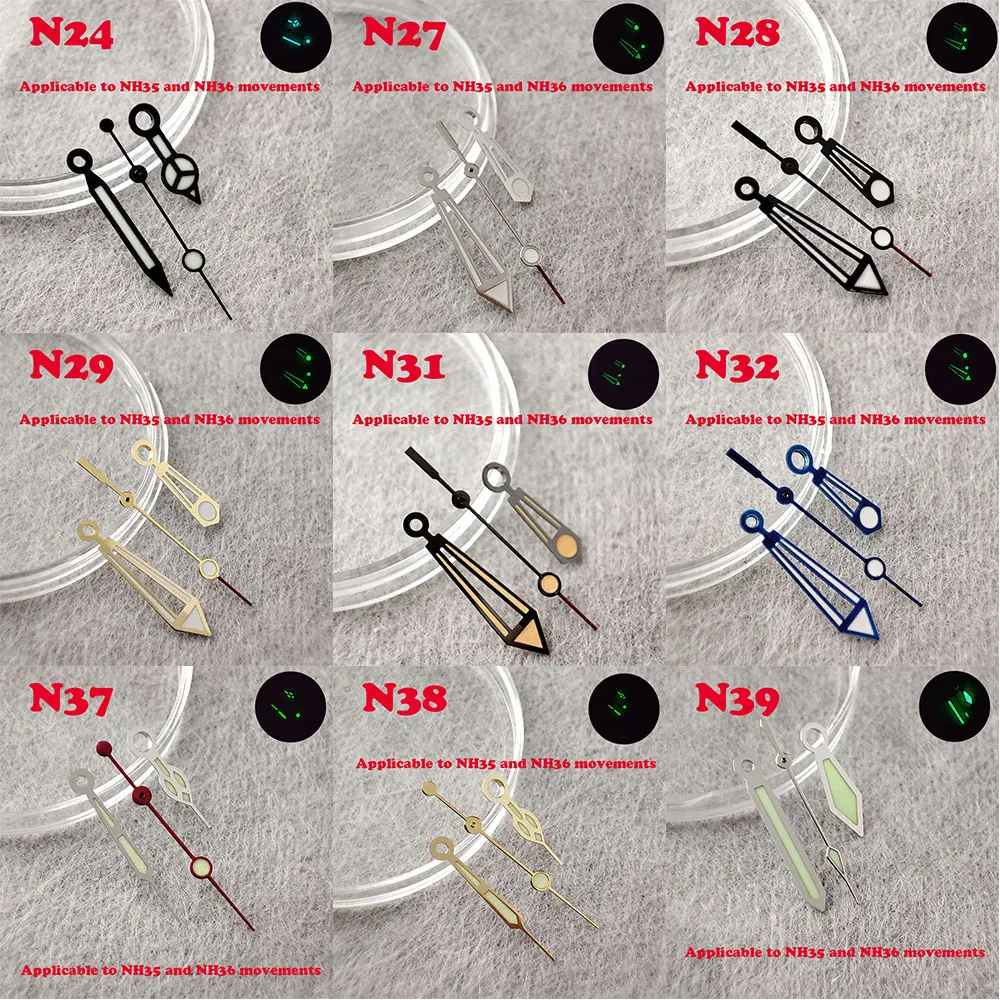

Watch accessories, watch needles, luminous pointers suitable for nh35 and nh36