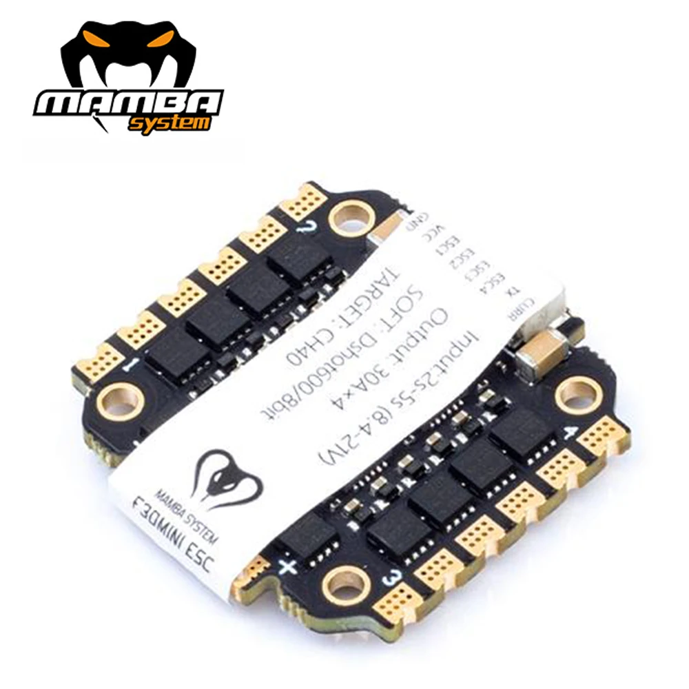 Электронный регулятор скорости DIATONE MAMBA F30HV MINI 30A 3-5s 4 в 1 blheli _ s ESC Dshot600 20x2 0 мм/м2 для