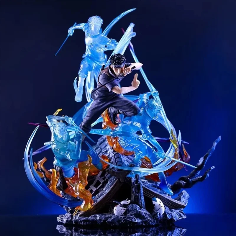 

Anime Naruto Uchiha Shisui Burning Wind Luminous PVC Action Figure Collectible Model Doll Toy 45cm