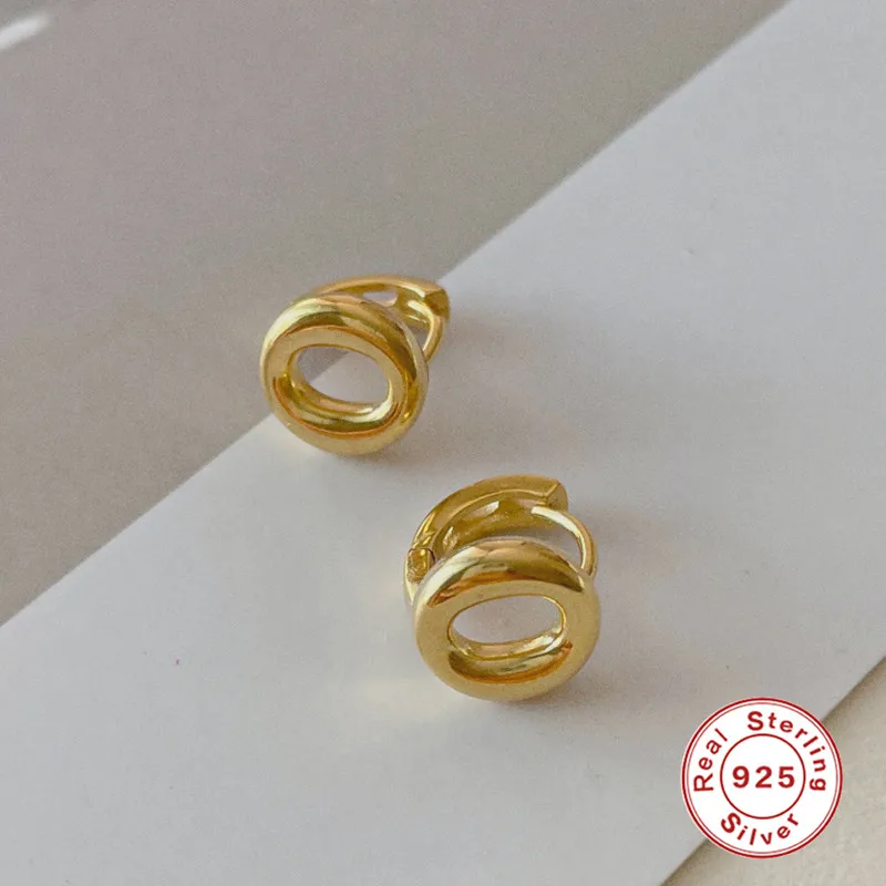 

Женская серьга из серебра 925 пробы с круглым кулоном