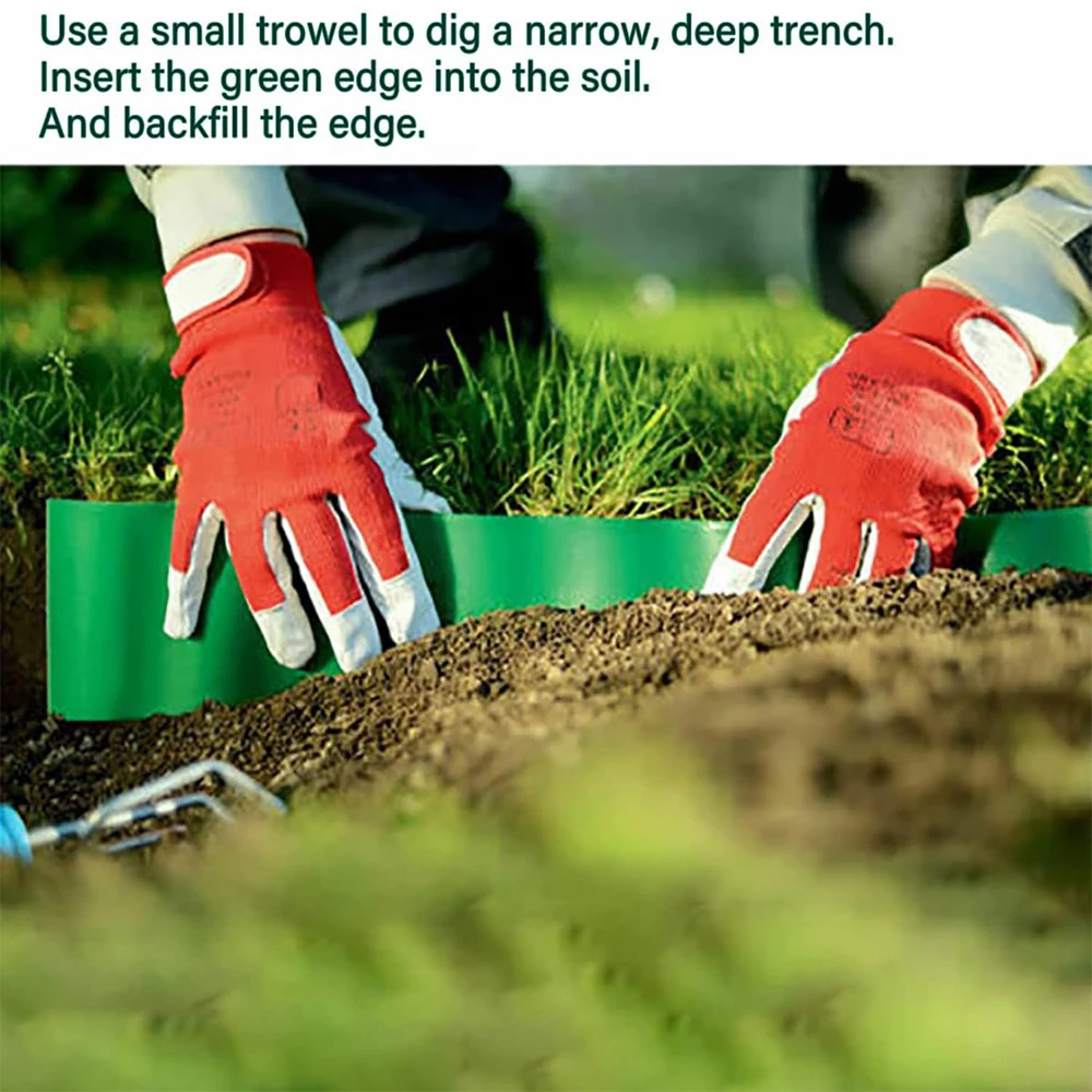 Ландшафтная окантовка 30 футов (Д) × 6 дюймов (в) для сада газон ландшафта садовый