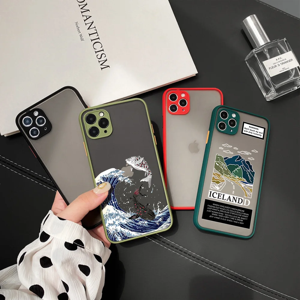 Чехол для iPhone 12 11 13 Pro Max Mini Waves Samsung Note20, чехлы для iPhone 7 8 Plus 6 XR X XS SE