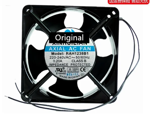 Оригинальный 100% рабочий для xinruilian RAH1238B1 DC 220-240 В 0.20A 120x120x38 мм вентилятор охлаждения сервера