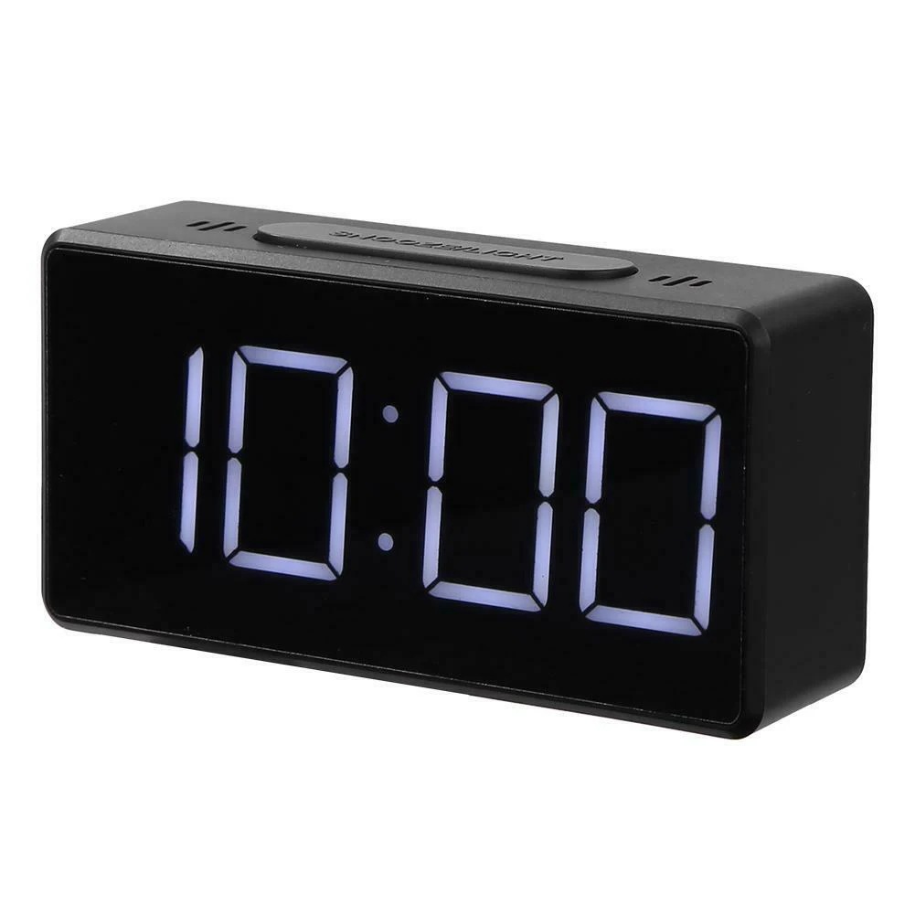 

Home Office Guesthouse Digital Alarm Clock Snooze Temperature Display Kitchen Restaurant USB Powered Table Top Living Room Led