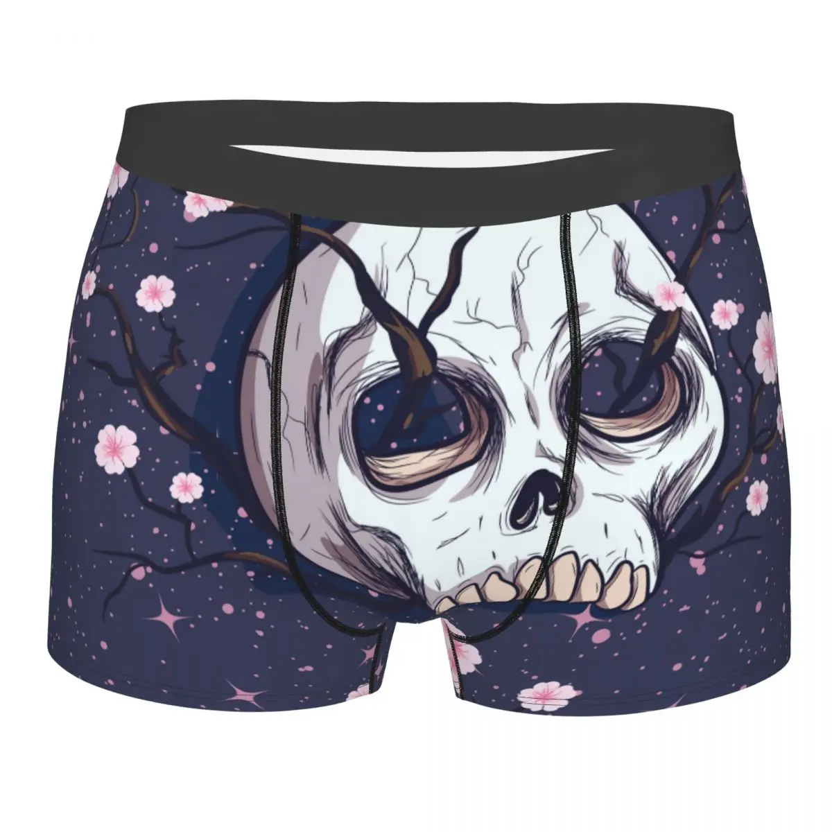 

Boxer Men Underpants Flower Tree Growing Out Of Human Skull Men's Panties Shorts Breathable Mens Underwear Briefs Sexy Boxers