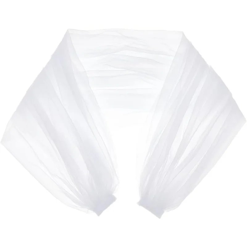 1 Шт. Съемная Белая Фата Из Тюля 90 См Для Невесты Coozie Прозрачные Пышные Тюлевые