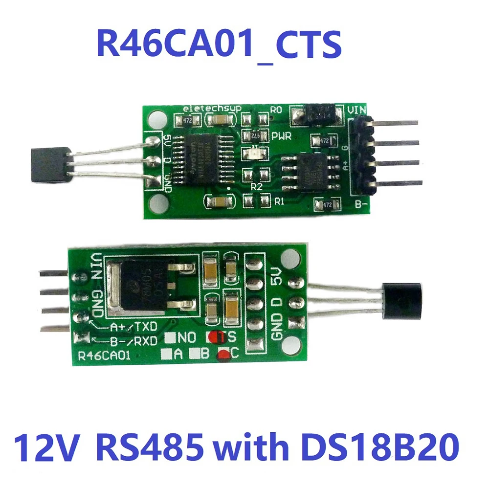 

Датчик температуры DS18B20 RS485 RS232 TTL Com UART датчик температуры Modbus RTU для Arduiuo PC PLC MCU