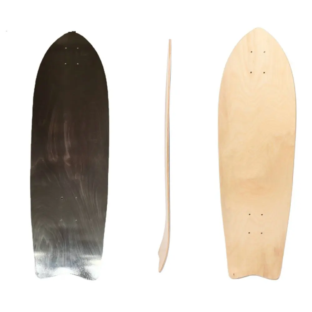 Land доска для серфинга ласточкин хвост скейтборд колода 32*10 в один скейт синий