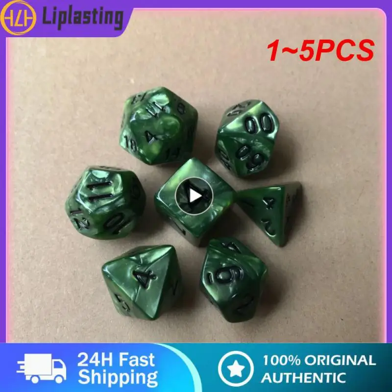 

1 ~ 5 шт./набор, многогранные кости d & d d4 d6 d8 d10 d % d12 d20