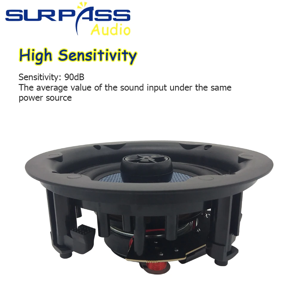 Безрамная оболочка с узкими краями PA системный динамик 5 25 дюйма потолочный