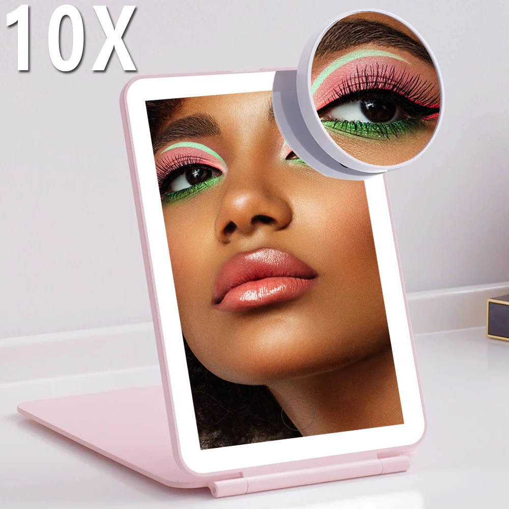 

Складное квадратное зеркало для макияжа, портативное зеркало, складное зеркало для путешествий