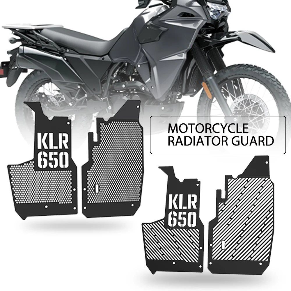 

For Kawasaki KLR650 KLR 650 2022-2024 2023 Motorcycle Accessories Radiator Guard Grille Cover Radiator Grille Protector Cover