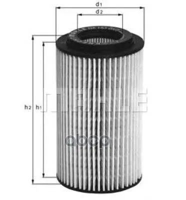 Ox153d2_фильтр Масляный Bmw E39/E46 2.0d & 16v M47 98 Mahle/Knecht арт. OX153D2 |