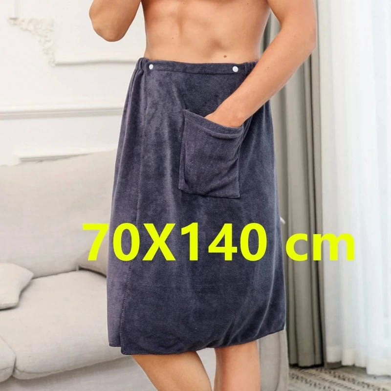 

New Thick Men's Wraps, Shower & Tub, Microfiber Towels, Bath Towels