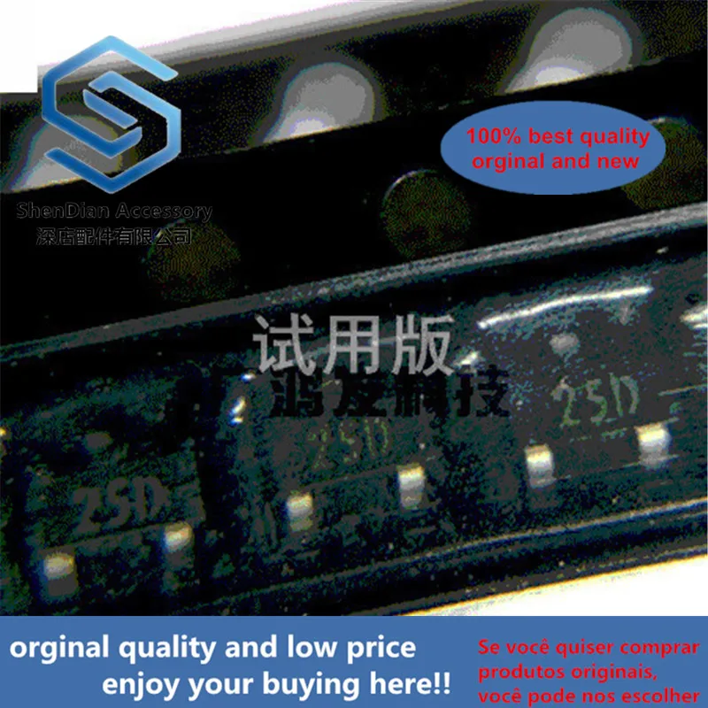 

10pcs 100% orginal new SR25D 2.5V Voltage Reference IC Silkscreen 25D SOT-23 SR25ADTA / DTA