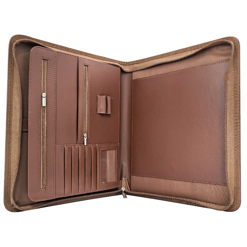 

Мужская кожаная папка-портфель для документов А4