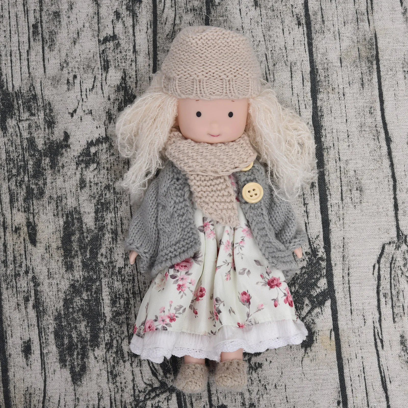 

Handmade Cotton Plush Doll Exquisite Craftsmanship Stuffed Toy Great for Pretend Doll Time Perfect for all Ages