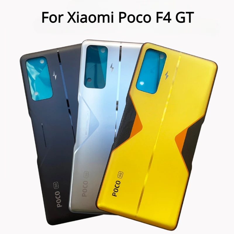 

For Xiaomi Poco F4 GT Glass Battery Cover Back Rear Door Housing Mi F4GT 21121210G Battery Back Cover Replacement