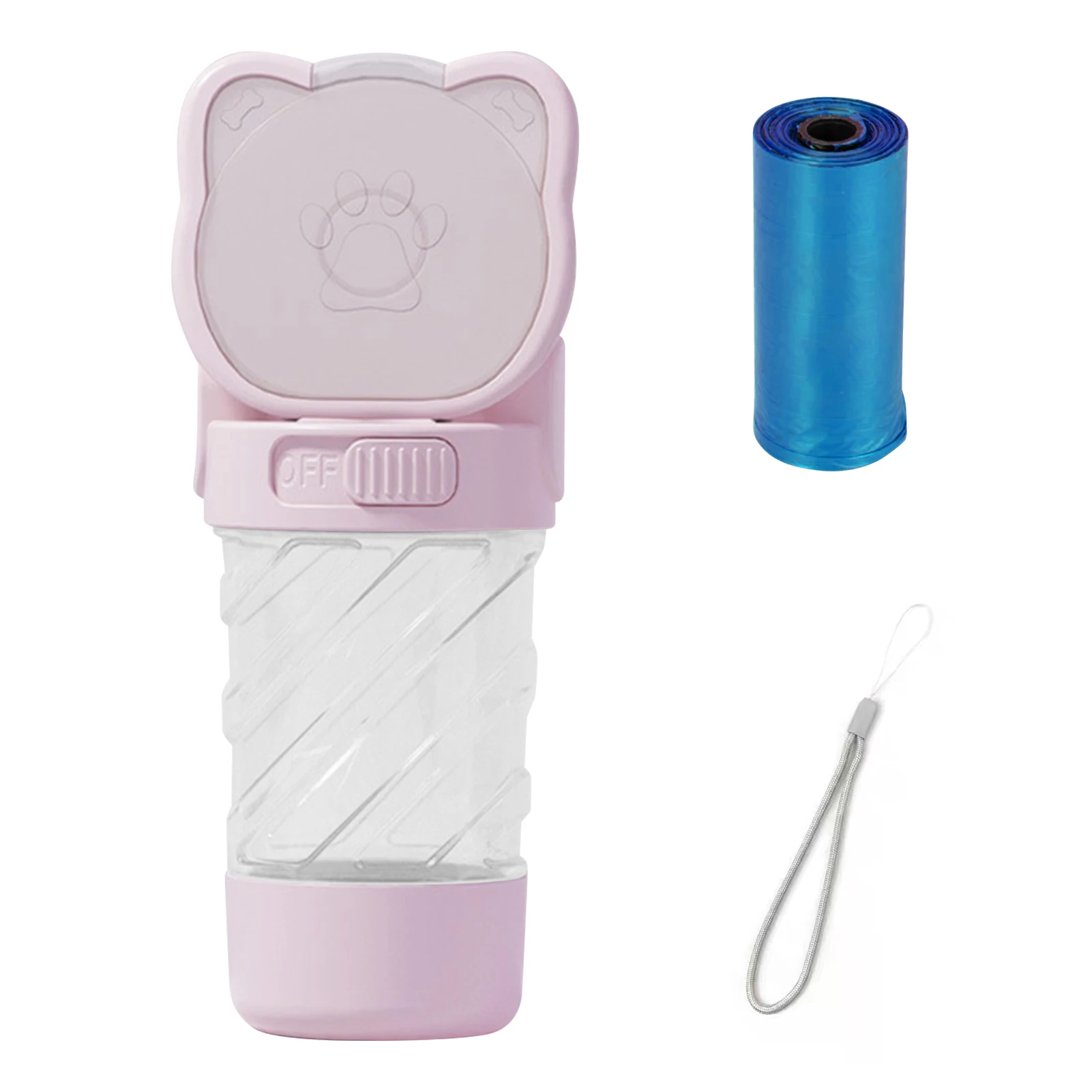 

Garbage Bag On The Go Hand Strap Practical Hiking Walking Outdoor Drinking Bottle Food Cup Leak-proof For Dogs Portable Travel