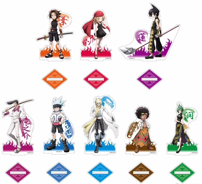 Акриловая фигурка Shaman King YOU ASAKURA AMIDAMARU ANNA KYOYAMA Rizerugu Daizeru, подставка a5654, модель телефона