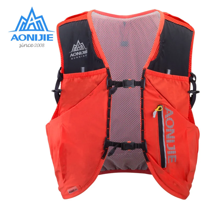 AONIJIE Ultralight 12L Hydration Backpack Pack Bag Vest Soft Water Bladder Flask For Hiking Trail Running Marathon Race Cycling