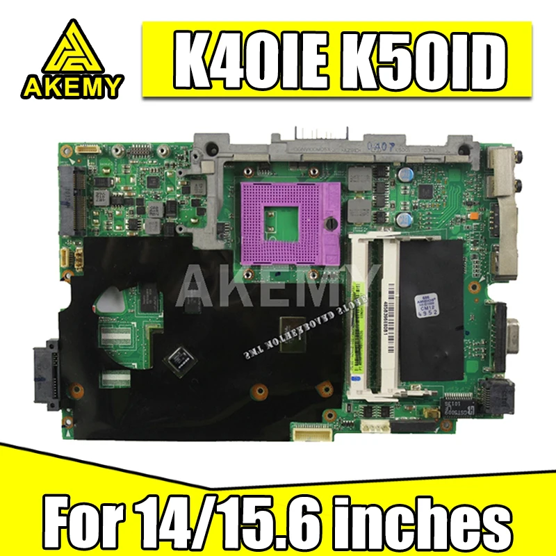 

Материнская плата K40IE K50ID для ноутбука ASUS K40IE X5DI K50IE K50I K50ID материнская плата для ноутбука, материнская плата 8 Memory 4 Memory