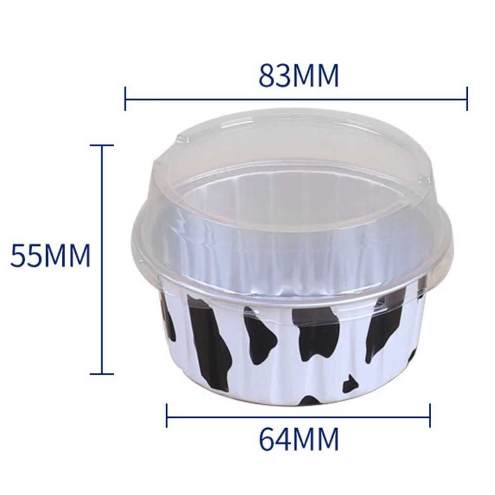 10 шт. новинка бумажная чаша для выпечки алюминиевая фольга