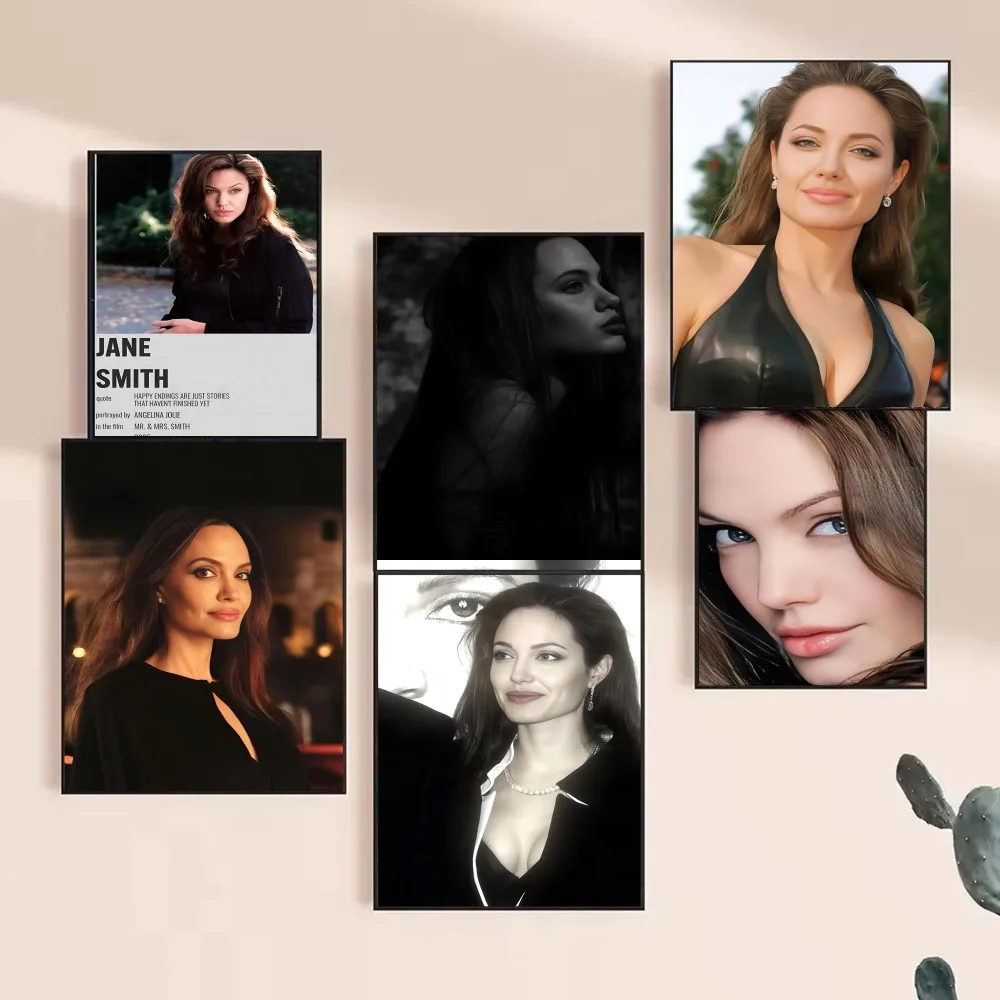 1 шт. популярные знаменитые модели A-Angelina J-Jolie классический винтажный постер HD