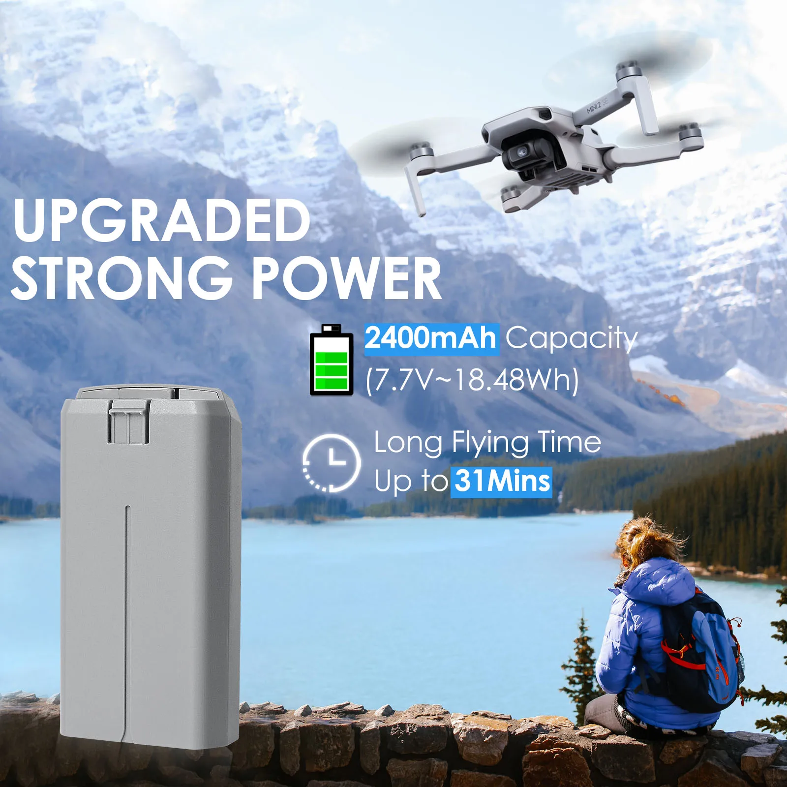 Аккумуляторная батарея для дрона DJI Mini 4K / 2 SE