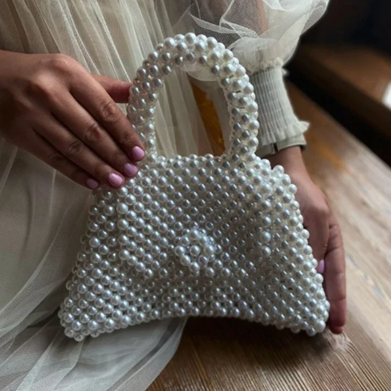 Высококачественные ретро сумки с жемчугом Новая модная женская сумка