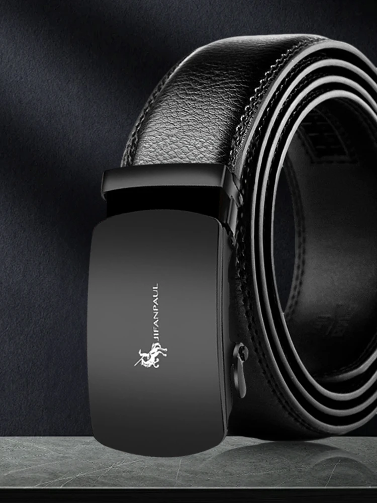 Ремень мужской с автоматической пряжкой люксовый пояс металлической