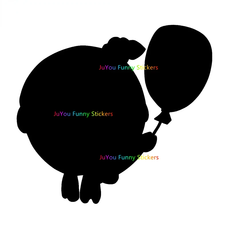 

JuYou Funny Stickers Exterior Accessories Malyshariki Little Hero Car Stickers Anime Decals Car PVC Windshield Trunk Decoration