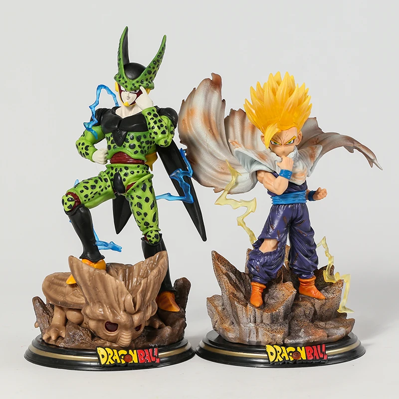 

Dragon Ball Z Cell / Son Gohan PVC Figure Model Toy Colletible Statue with Light