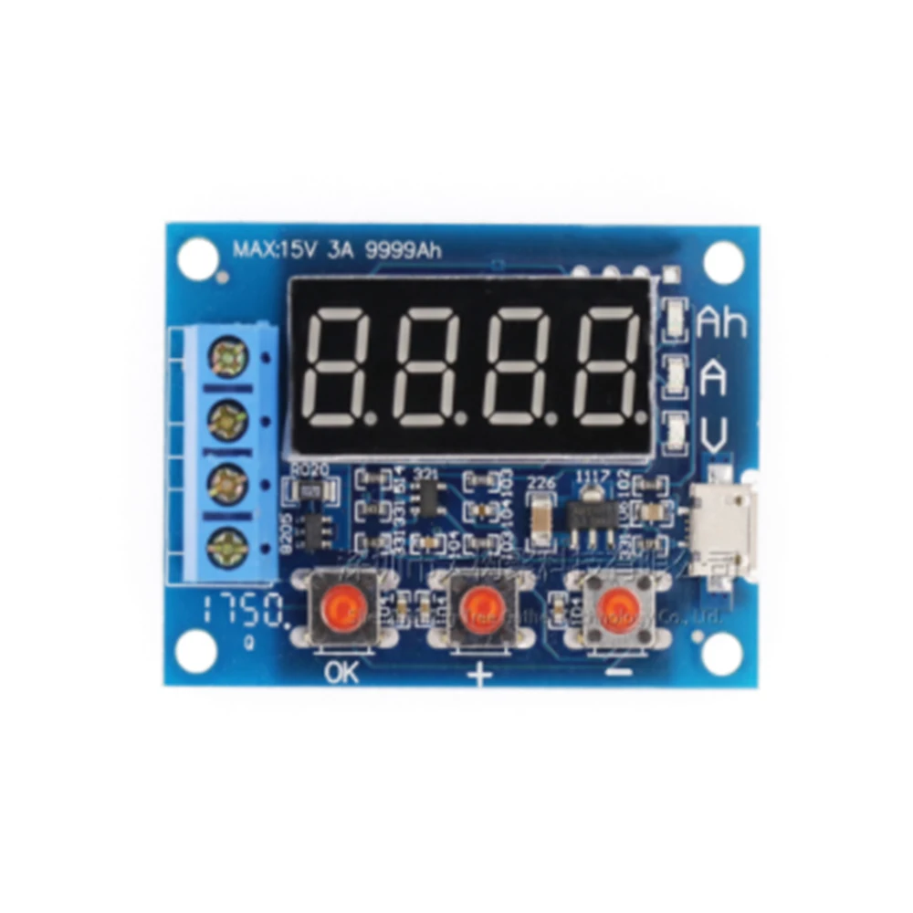 

1.2V 12V 18650 ZB2L3 Li-ion Lithium Battery Capacity Tester + Resistance Lead-acid Battery Capacity Meter Discharge Tester