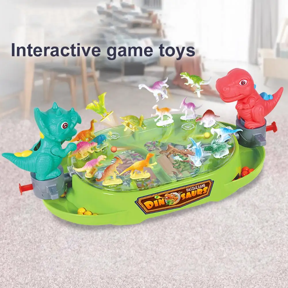 

Dinosaurs Board Game ABS Battle Game Easy to Install Dinosaur Battle Game Kids Toy Children Gift