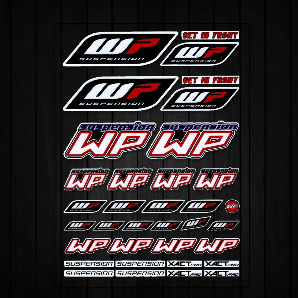 Вилка WP Светоотражающая подвеска модификация украшение мотоциклетная наклейка