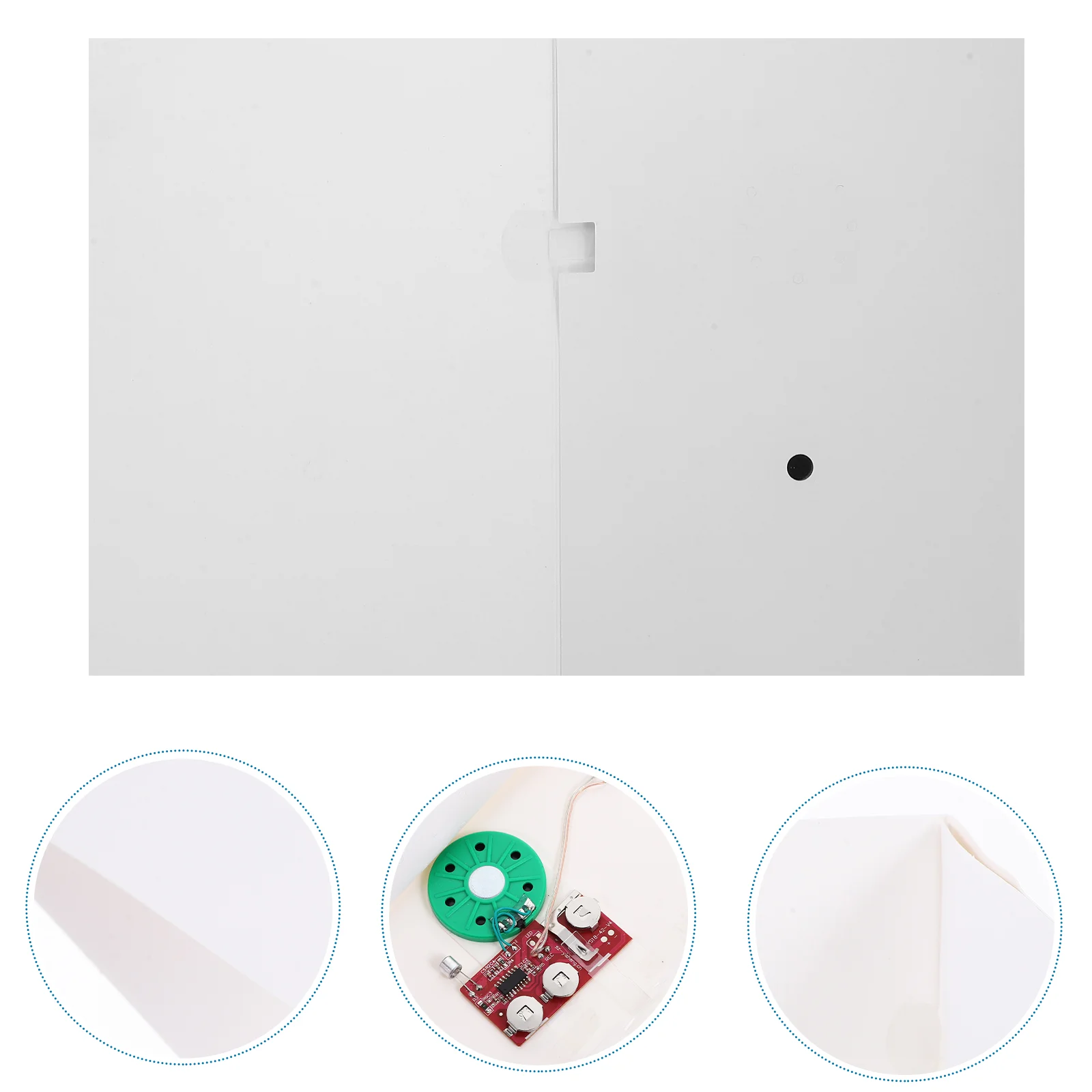 2 Pcs Recording Giftcard Giftcard Blank Hand Writing Greeting Cards Paper Graffiti