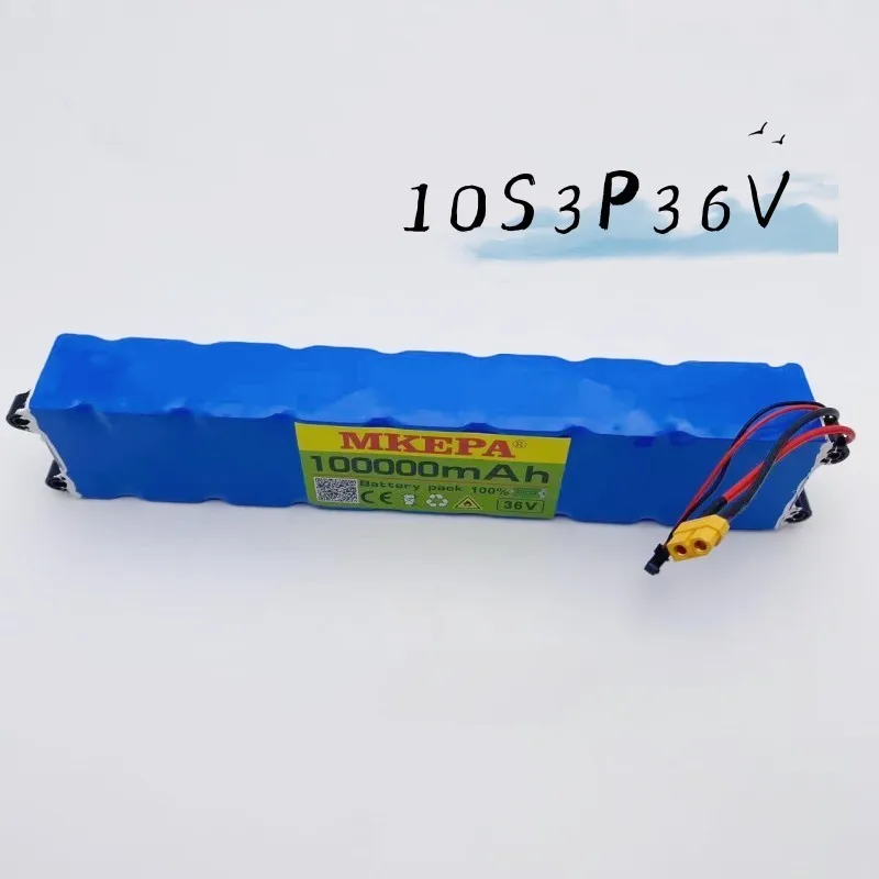

10S3P 36V 100000mAh 36v Electric Scooter Battery Pack 18650 Lithium M365 Electric Scooter 36v Battery Scooter