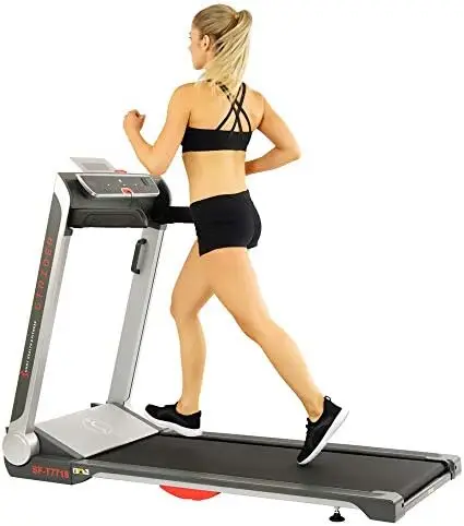 

Health & Fitness Strider Foldable Treadmill, 20-Inch Wide Running Belt with Optional Exclusive SunnyFit™ App and Enhanced
